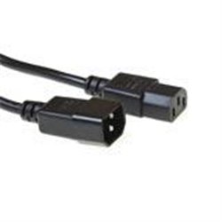 230V Powercords - IEC C13  female  IEC C14 male 1.80m