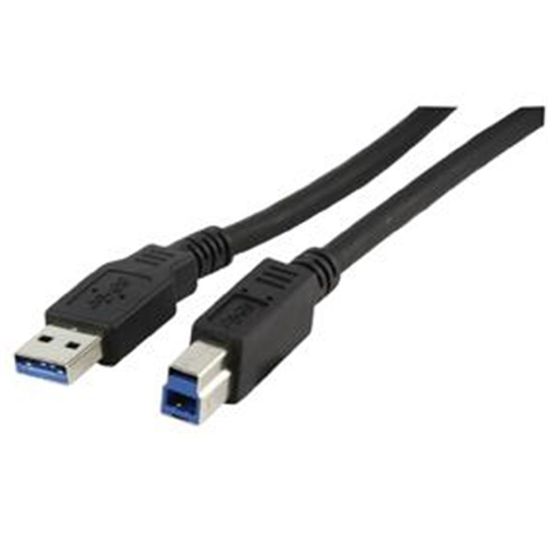 USB 3.0 cable AM-AF 1.8m - black