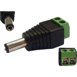 CCTV DC plug male 5.5x2.1mm