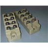 Ceramic terminal blocksize 8x2.8mm 4p 2xM4 screw high temp. resistant