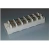 Ceramic terminal blocksize 8x2.8mm 6p 2xM4 screw high temp. resistant