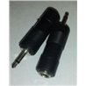 Adapter 3.5mm male mono   - 6.3mm female mono plastic