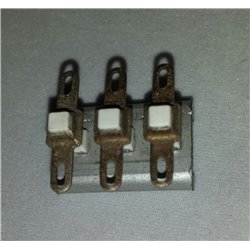 Ceramic mounting bracket - with 3 double soldering clip high temp resistant