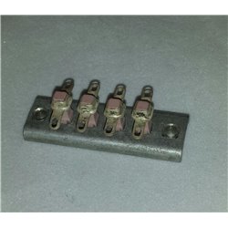 Ceramic mounting bracket - with 4 double soldering clip high temp resistant