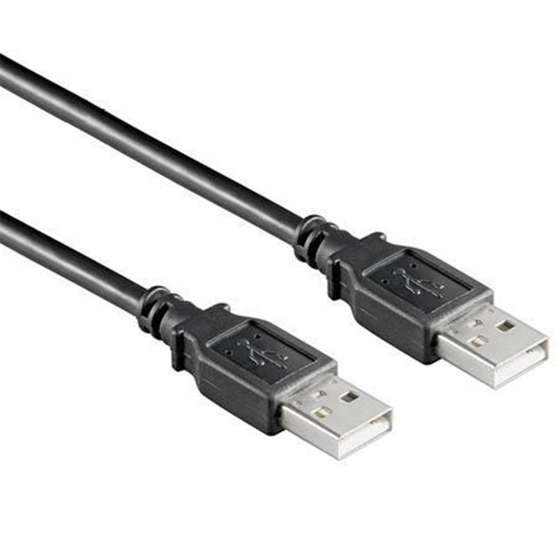 USB cable Type A  A 1.8m M/M - black