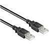 USB cable Type A  A 1.8m M/M - black