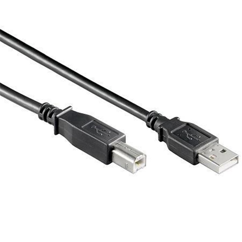 USB 2 cable  Hi-speed type A - - type B  M/M 1.8m