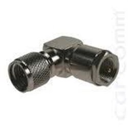 Coax adapter FME male  - mini UHF male angled