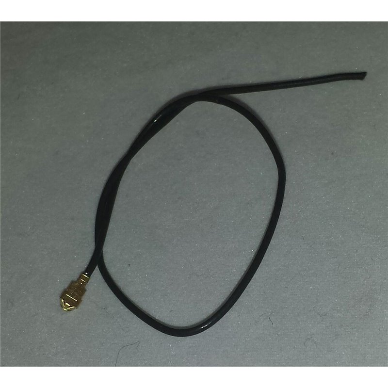 Mini Laptop coax cable 1 x fem - angled 0.2m