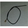 Mini Laptop coax cable 1 x fem - angled 0.2m