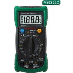 Mastech Multimeter MS8233C - Voltage: AC 600V / DC 600V Current DC 10A