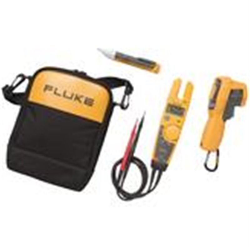  Fluke Combi kit T5, 1. Continuiteits and  Current Tester.2. Fluke 62MAX + IR Thermometer. 3. 1AC II Voltage (from 249.00 to189.