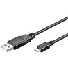 USB A male - USB Micro-B5 cable - 5m black