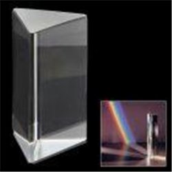 Prisma Optical Triple Triangular Glass Spectrum