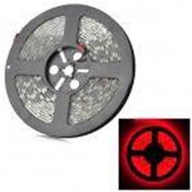 5050 Waterproof 72W 3000lm 300-5050 SMD LED Red Light Strip (5m / DC 12V)