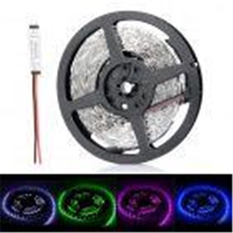 72W 5400lm 300 x SMD 5050 LED - 72W 5400lm 300 x SMD 5050 LED RGB Light Strip w/ Mini RGB Amplifier - (12V / 5 Meters)   General