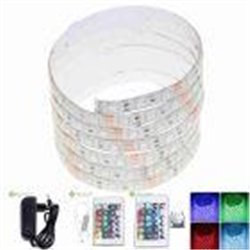 30W Waterproof RGB 5050 SMD LE - 30W Waterproof RGB 5050 SMD LED Light Strip 1500lm w/ R/C / Transformer (AC 100~240V / 2M)