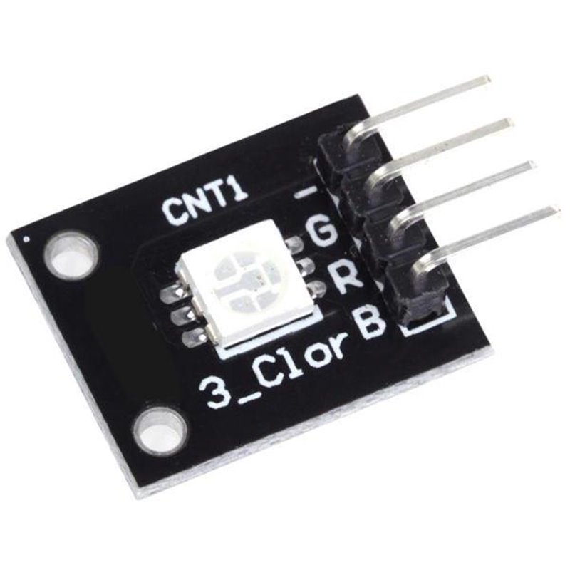 Sensor Module KY-009 - Arduino 3-color full-color LED SMD modules KY-009  SMD RGB LED module consists of a full-color LED