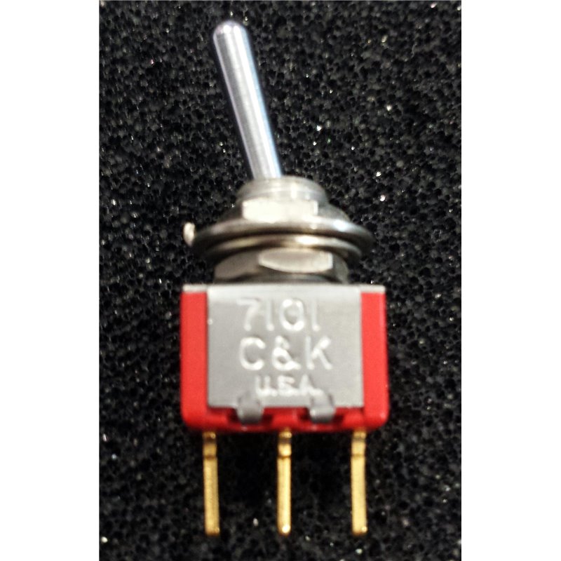 C&K 7101 switch on-none-on