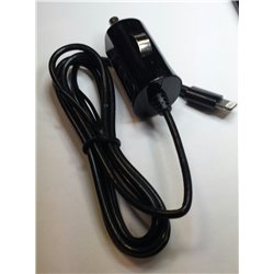 Lightning  Conn.Car Charger - Apple  12V-CAr Adaptwer 1,00 m zwart