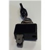 Toggle switch 3A 24DC - 1p on-none long handle Arcolectric