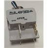 Toggle switch 15A 250VAC - 2p on-on metal handle APEM