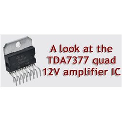 TDA 7377 Power Audio Amplifier - 2 x 35W 15p / 10 - 2.59 / 100 - 1.99