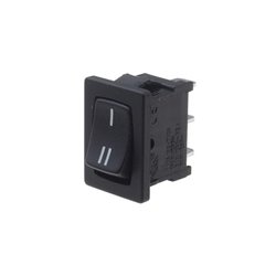 Rocker switch 1p 10A 250VAC on-on black - 10 - 3.99 / 100 - 2.99