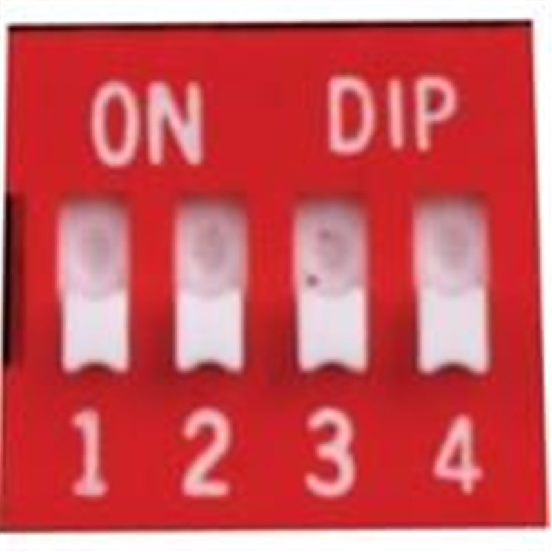 DIP switch 4p SWTDIP-00042 - 10  - 0.83 / 100 - 0.50