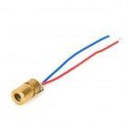 Laser Diode Module - 5mW Red D - Laser Diode Module - 5mW Red Dot     - Material: Plastic + copper  - Voltage: DC 3V - Working