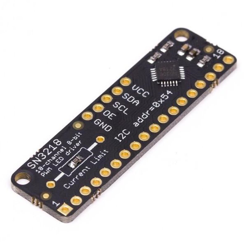 18-channel 8-BIT PWM LED DRIVER W/1²C Interface KIT