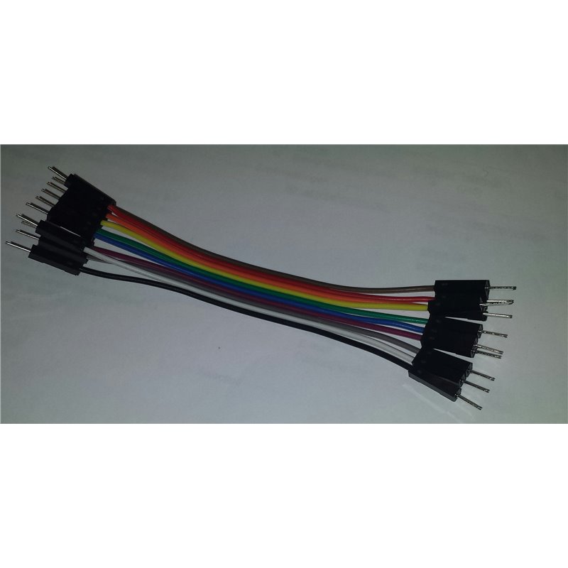 Male to Male jumper cable 10cm pack of 10 pieces