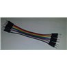 Male to Male jumper cable 10cm pack of 10 pieces