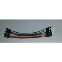 Male to Female jumper cable 10cm pack of 10 pieces