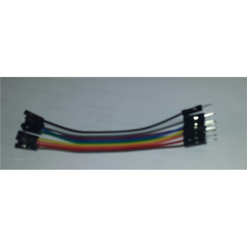 Male to Female jumper cable 10cm pack of 10 pieces