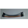 Male to Female jumper cable 10cm pack of 10 pieces