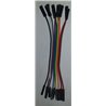 Female to Female jumper cable 10cm pack of 10 pieces