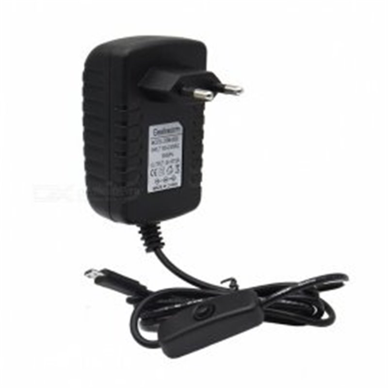 DC 5V 3.0A EU Power Supply micro USB AC Charger for Raspberry Pi 3