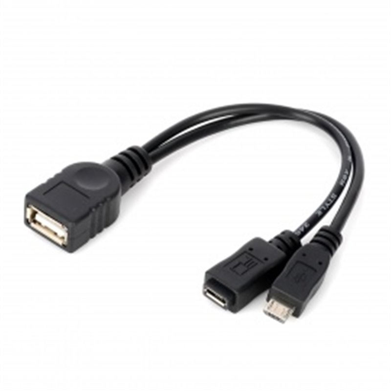 Universal USB Female to micro USB Female  + male Adapter Cable