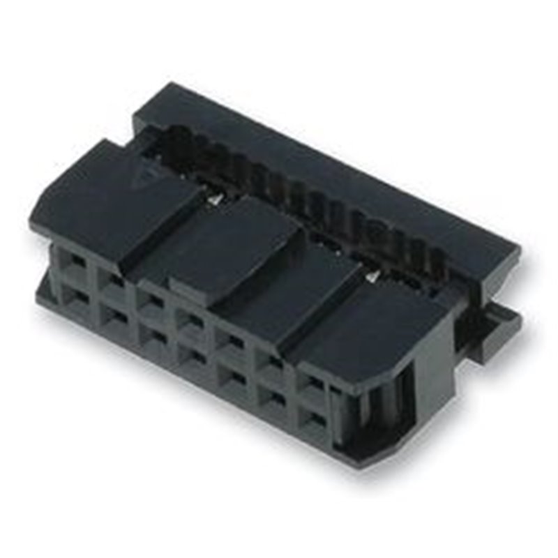 Wire-To-Board Conn. 8 contact, receptable, IDC / IDT 2 Rows, 2.54mm pitch