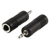 Adapter 3.5mm male stereo  - 6.3mm female