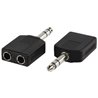 Adapter  6.3mm male stereo - 2 x 6.3mm female mono