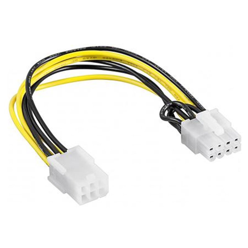 Adapter / Powercable 6p PCI-e Female / 8p PCI-E Male 0.2m