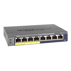 Netgear GS108PE 8-port Gibabit Ethernet Smart Managed Plus Switch 4-Port PoE