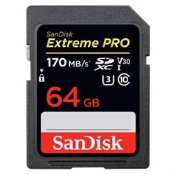 SanDisk Extreme PRO SDXC UHS-I Card 64GB