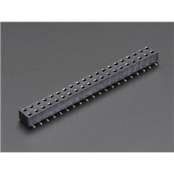 2 x 20p header female SMD print 2.54mm i