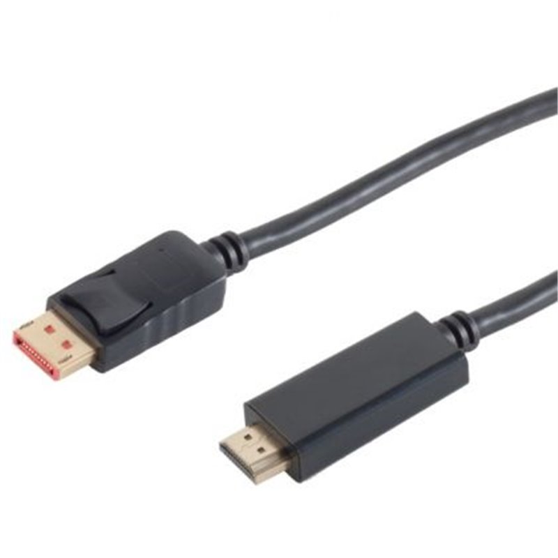 DisplayPort 1.4 to HDMI 2.0 cable 3m black