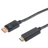 DisplayPort 1.4 to HDMI 2.0 cable 3m black