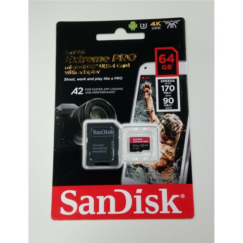 SanDisk Sdxc Extreme Pro Memory Card 64GB