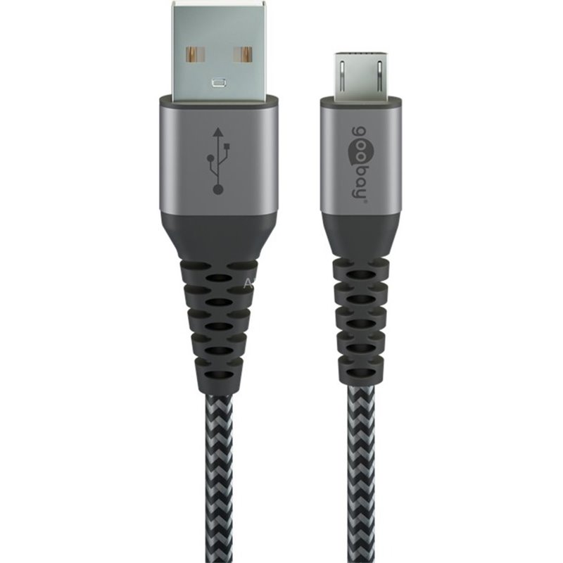 Micro USB USB-A - Micro USB charging and sync cable 1.0m